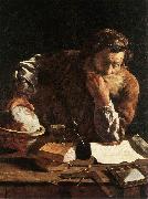 FETI, Domenico Portrait of a Scholar shh oil on canvas